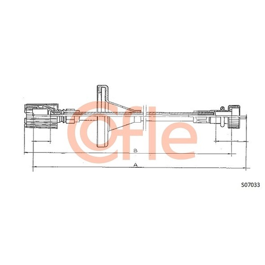 S07033 - Tacho Shaft 