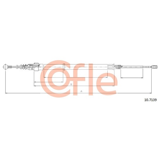 10.7139 - Cable, parking brake 