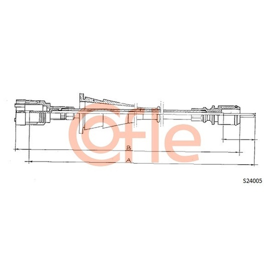 S24005 - Tacho Shaft 