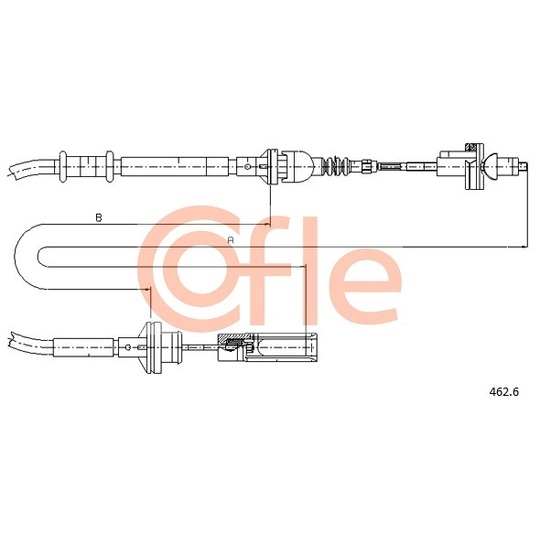 462.6 - Clutch Cable 