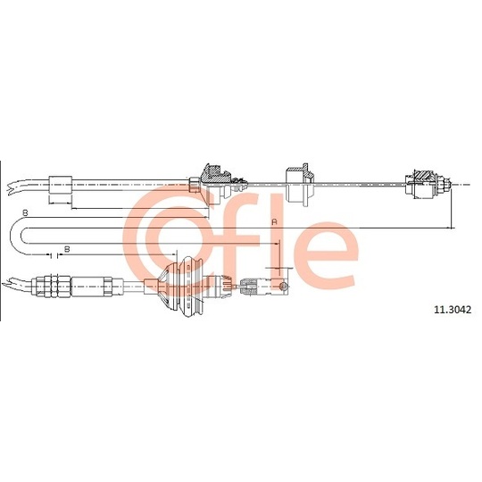 11.3042 - Clutch Cable 