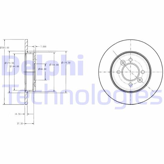 BG2694 - Brake Disc 