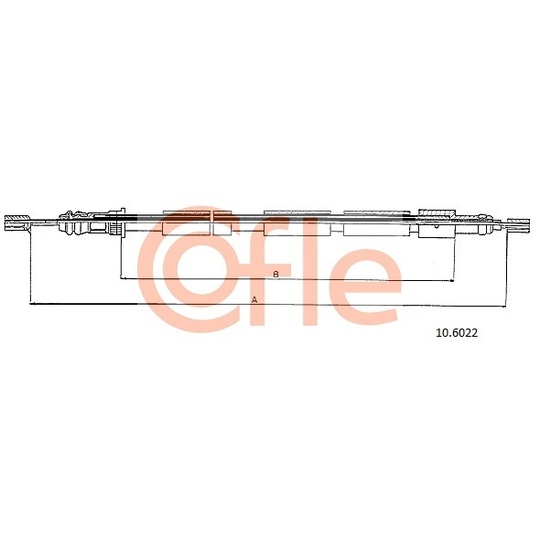 10.6022 - Cable, parking brake 