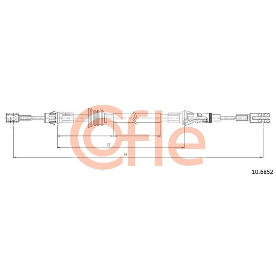 10.6852 - Cable, parking brake 