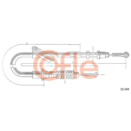 10.244 - Clutch Cable 