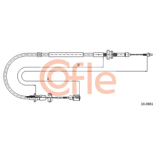 10.0861 - Accelerator Cable 