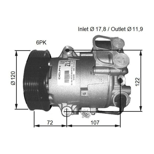 32782G - Compressor, air conditioning 