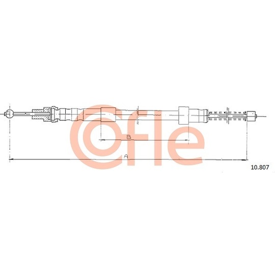 10.807 - Cable, parking brake 