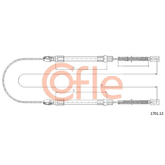 17.0112 - Cable, parking brake 