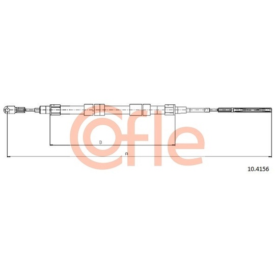10.4156 - Cable, parking brake 