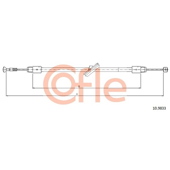 10.9833 - Cable, parking brake 
