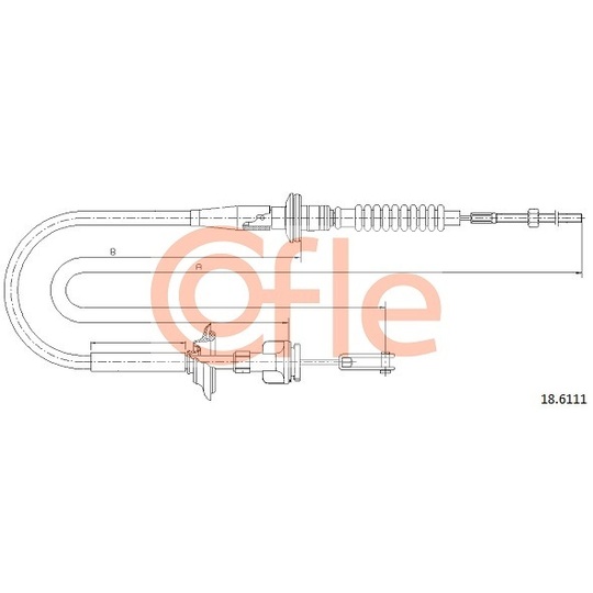 18.6111 - Clutch Cable 