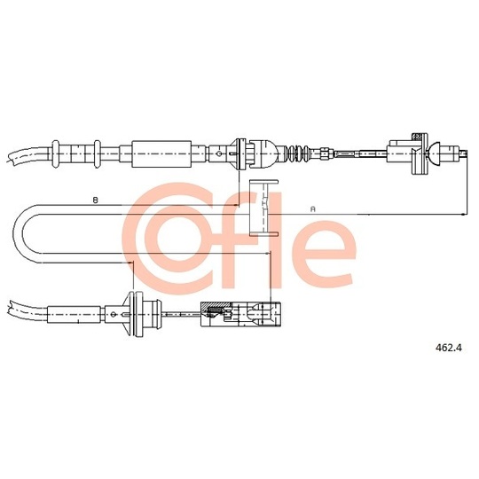 462.4 - Clutch Cable 