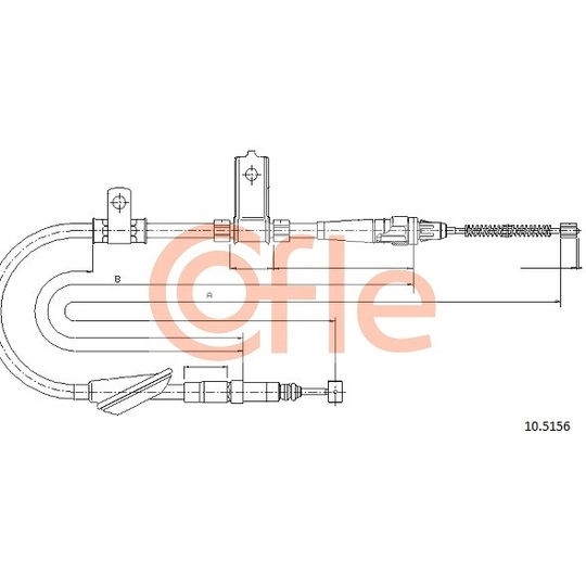 10.5156 - Cable, parking brake 