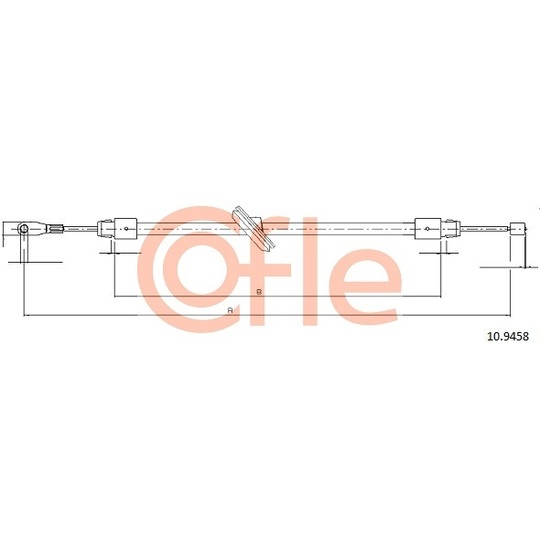 10.9458 - Cable, parking brake 