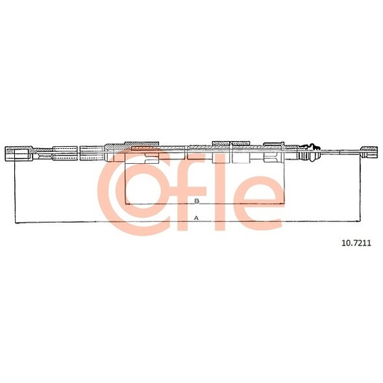 10.7211 - Cable, parking brake 