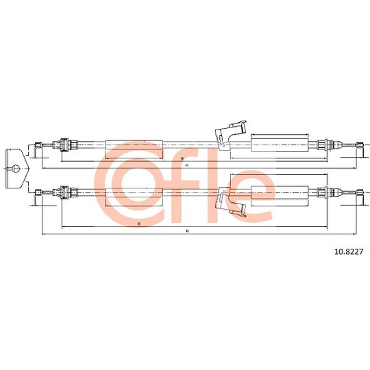 10.8227 - Cable, parking brake 