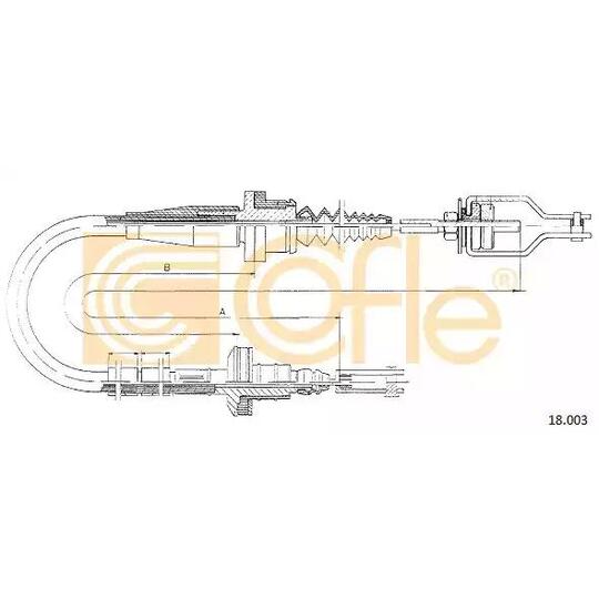 18.003 - Clutch Cable 