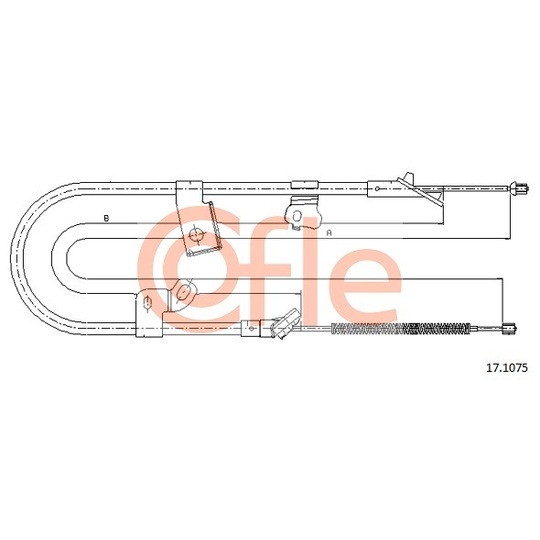 17.1075 - Cable, parking brake 