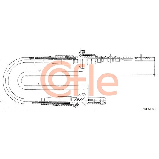 18.6100 - Clutch Cable 