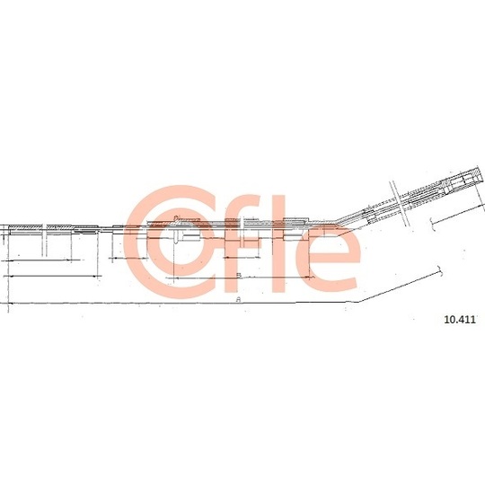 10.411 - Cable, parking brake 