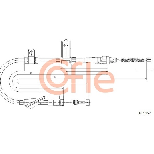 10.5157 - Cable, parking brake 