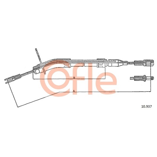 10.937 - Cable, parking brake 