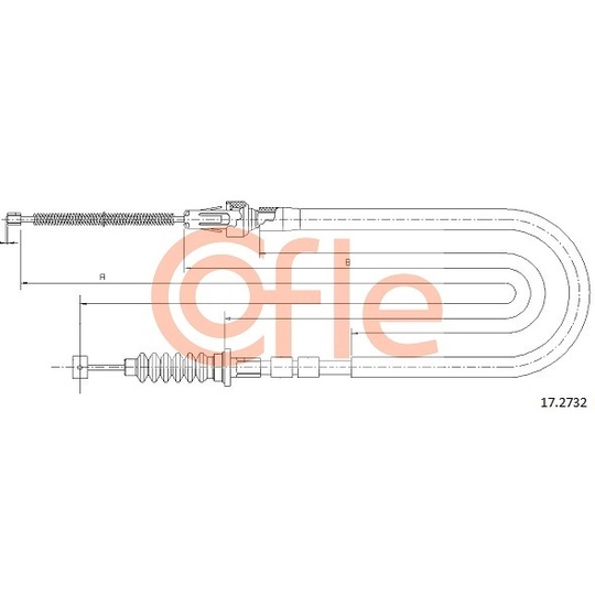17.2732 - Cable, parking brake 