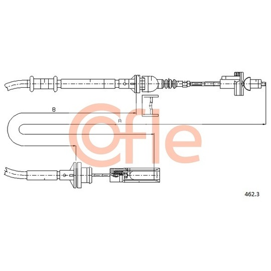 462.3 - Clutch Cable 