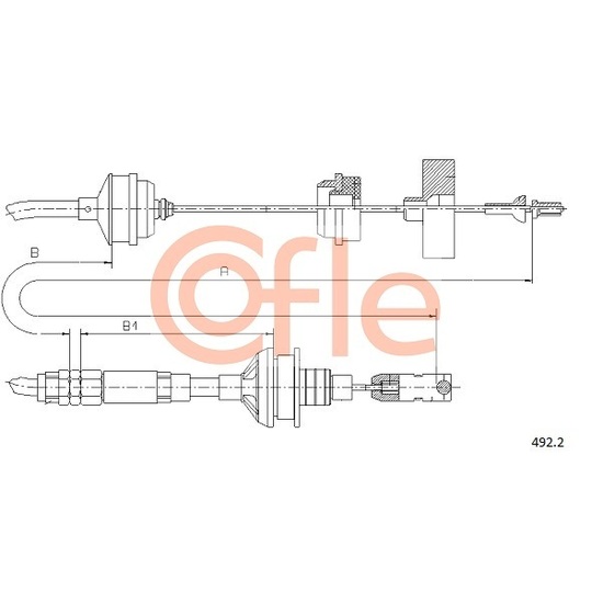 492.2 - Clutch Cable 