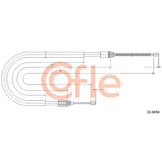 10.6694 - Cable, parking brake 