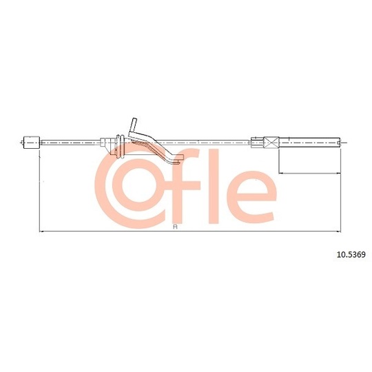 10.5369 - Cable, parking brake 