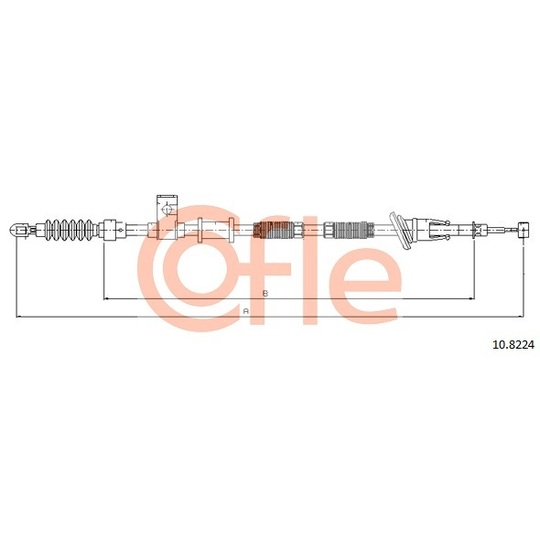 10.8224 - Cable, parking brake 