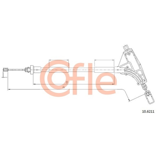 10.6211 - Cable, parking brake 