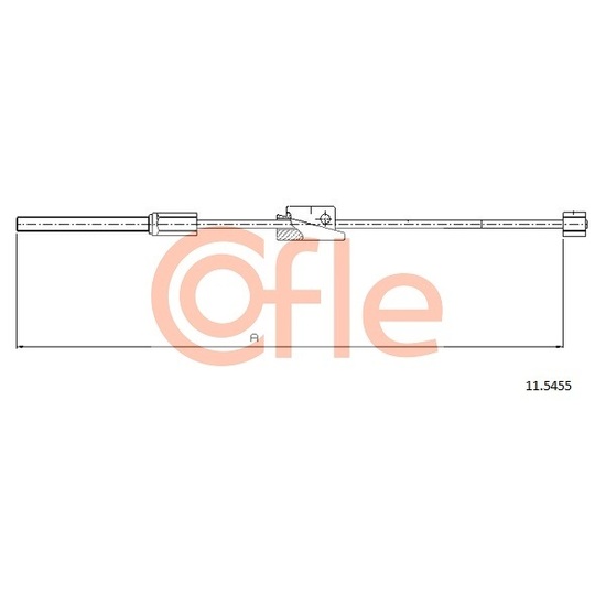 11.5455 - Cable, parking brake 