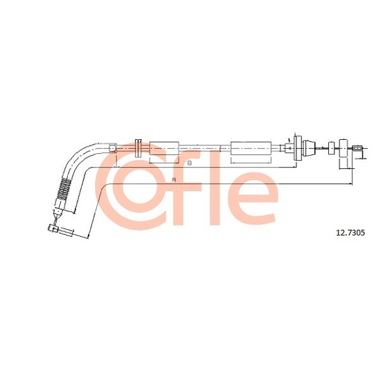 12.7305 - Accelerator Cable 