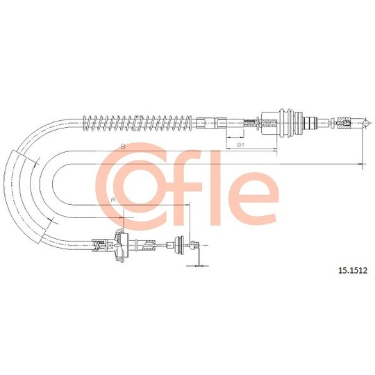 15.1512 - Clutch Cable 