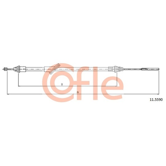 11.5590 - Cable, parking brake 