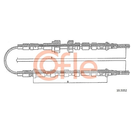 10.5352 - Cable, parking brake 
