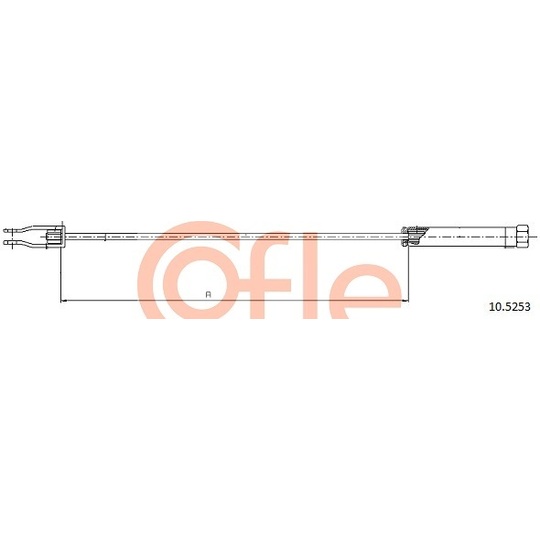 10.5253 - Cable, parking brake 