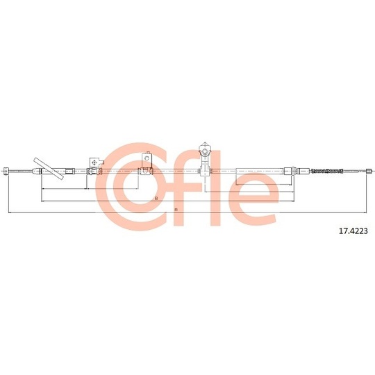 17.4223 - Cable, parking brake 