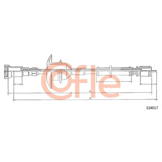 S24017 - Tacho Shaft 