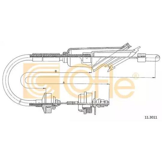 11.3011 - Clutch Cable 