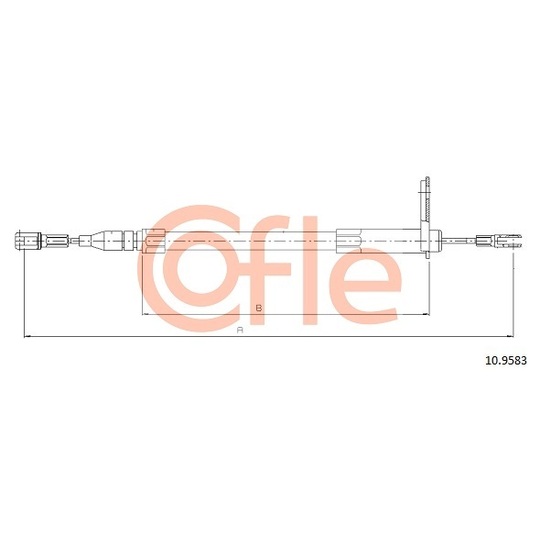 10.9583 - Cable, parking brake 