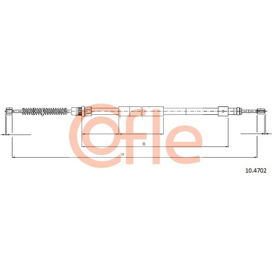 10.4702 - Cable, parking brake 