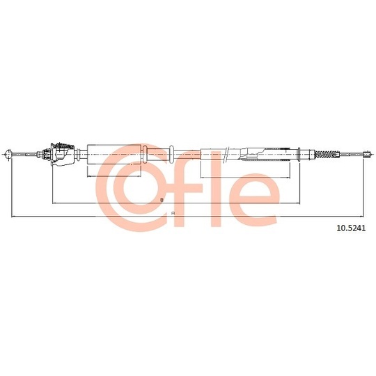 10.5241 - Cable, parking brake 