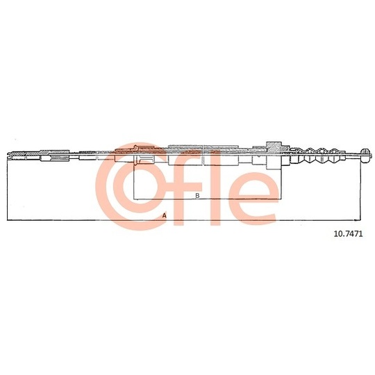 10.7471 - Cable, parking brake 