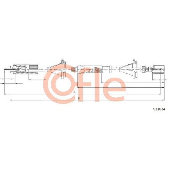 S31034 - Tacho Shaft 