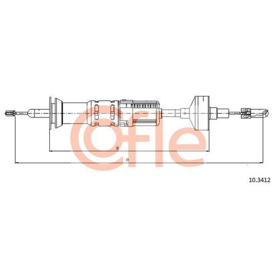 10.3412 - Clutch Cable 