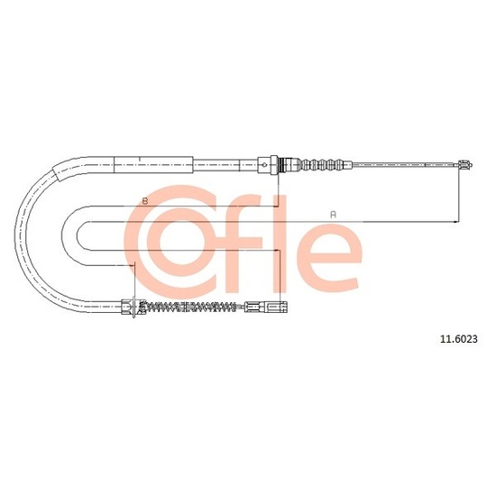 11.6023 - Cable, parking brake 